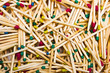 background of wooden matches