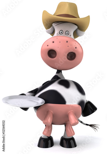 Illustration: Fun cow Fun cow