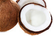 Coconut. Coco Nut isolated on white Background