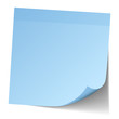 Blue Stick Note