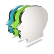 Web User Icon on White Background