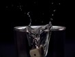 Würfel im Glas