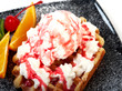berry dessert with icecream