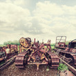 rusted machines