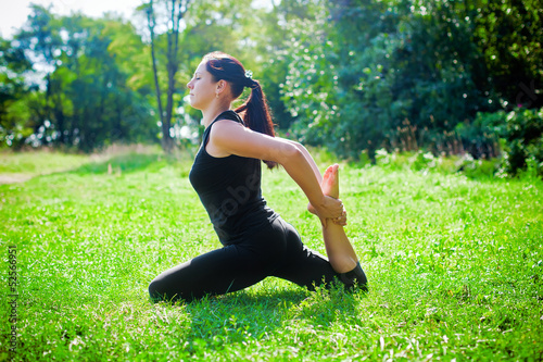 Photo: Eka Pada Rajakapotasana Eka Pada Rajakapotasana