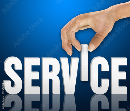 Illustration: Customer service concept Customer service concept