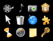 Vector: Icons for interface Icons for interface
