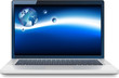 Laptop and Globe