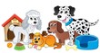 Vector: Image with dog topic 4 Image with dog topic 4