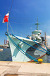 Shipyard in Gdynia city at Baltic Sea, Poland