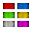 Sipario in vari colori, 6 elementi