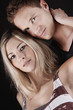 Portrait of a beautiful young couple