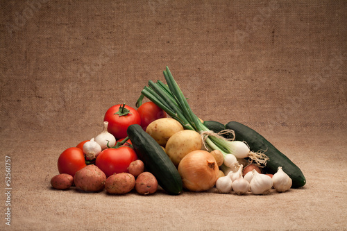 Photo: fresh and organic vegetables fresh and organic vegetables