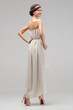 Girl in white coctail dress