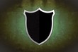 Black shield.