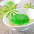 Wackelpudding mit Waldmeistergeschmack