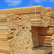 Edging board in stacks