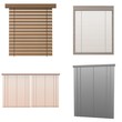 collection of 3d renders - blinds
