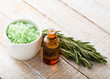 Essential aroma oil and sea salt