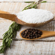 Salt in spoon