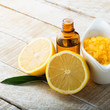 Essential aroma oil and sea salt