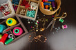 Workplace of jewellery  maker close-up