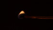 burning, flaming match