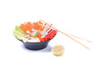 Traditional japanese salad.