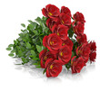 Illustration: Group of red roses Group of red roses