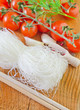 rice noodles and tomato