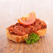 bread and tapenade