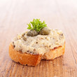 bread and tapenade