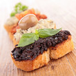 bread and tapenade