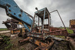 abandoned crane