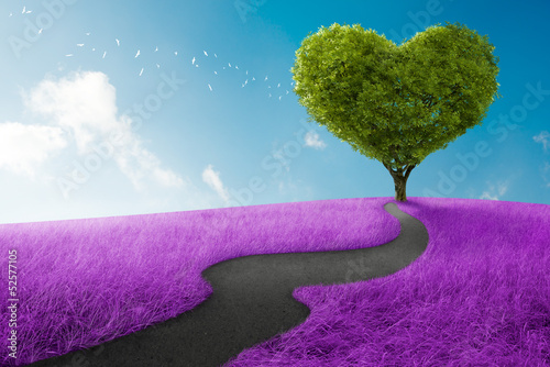 Illustration: Heart tree Heart tree