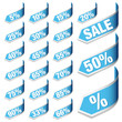 Arrows Set "Sale" Blue
