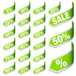 Arrows Set "Sale" Green