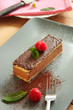 Biscuittorte mit Schokolade