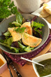 Ravioli mit Salat