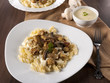Mushroom and meat