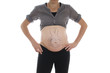 Bemalter Babybauch