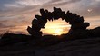 canvas print picture - Sonnenuntergang