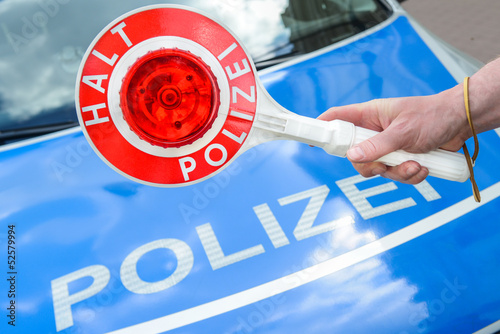 Photo: Polizeikontrolle - Halt Polizei Polizeikontrolle - Halt Polizei