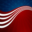 Vector Illustration of an Independence Day Design