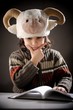 Photo: Fine portrait of cute little boy in retro style Fine portrait of cute little boy in retro style