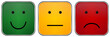 Quadratisches Smiley-Set