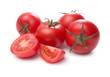 Tomatoes isolated on white background.
