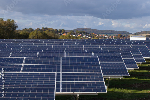 Photo: Solarpark bei Homberg (Effze) in Hessen Solarpark bei Homberg (Effze) in Hessen