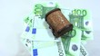 trunk full of euro banknotes