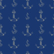 Vektor: Anchors Seamless Pattern Anchors Seamless Pattern